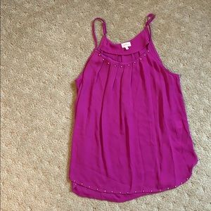 Purple tank top size small